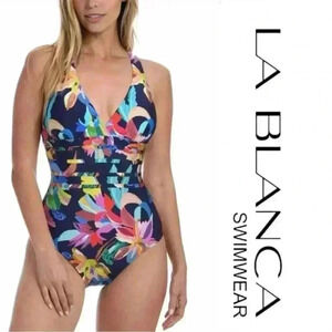La Blanca Floral One Piece Swimsuit - Multicolor